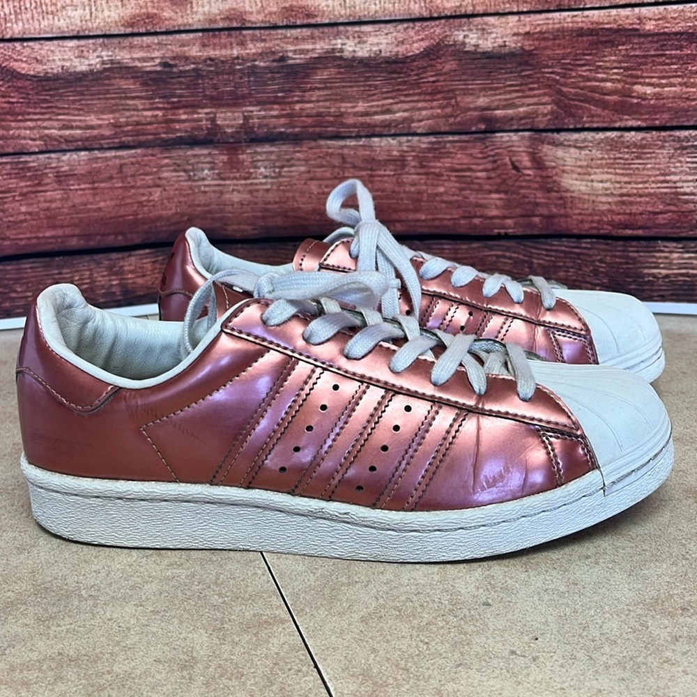 Adidas Women's Superstar Boost W - Copper Metallic & White